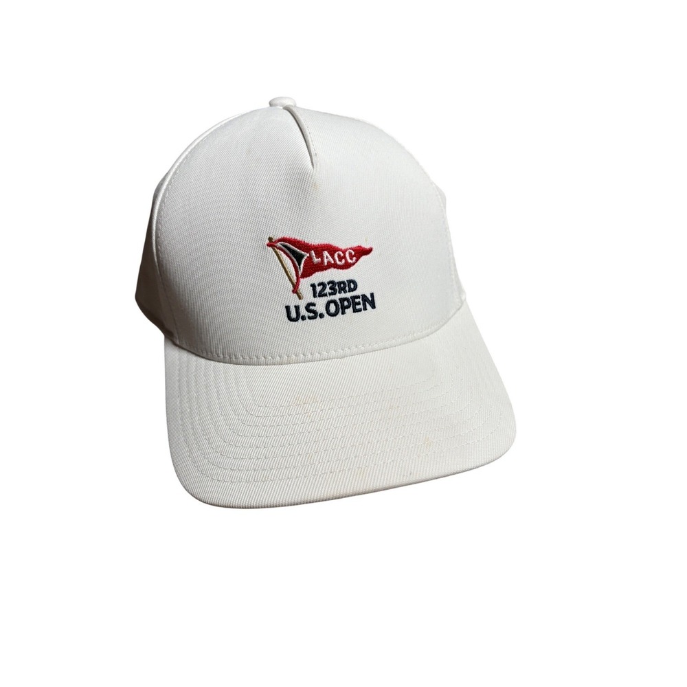 G/FORE 123rd US Open LACC Golf Hat White Snapback Adjustable Cap Mens Resort